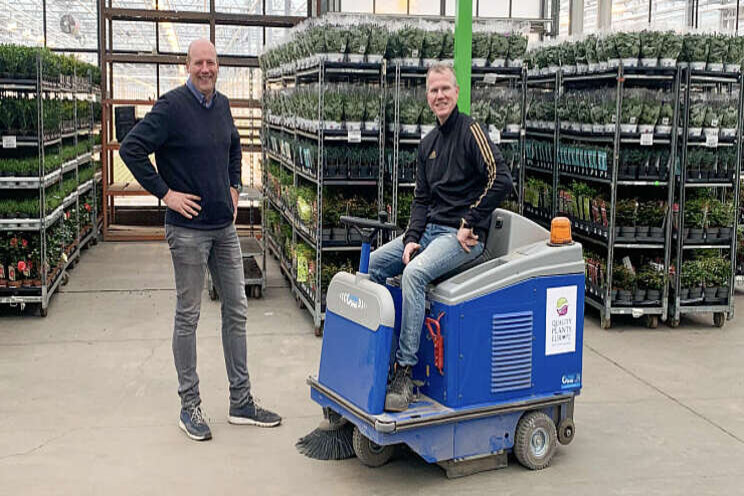 Blinkend schone werkvloer bij Quality Plants Europe